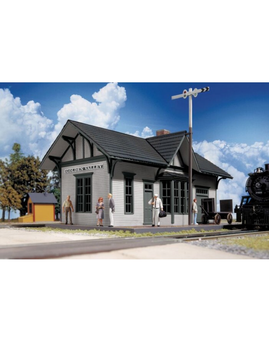 WALTHERS CORNERSTONE HO BUILDING KIT 9333532 GOLDEN VALLEY DEPOT WAL9333532