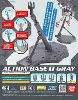 BANDAI GUNDAM PLASTIC KIT - 5059255 - ACTION BASE 1 - GREY GO5059255 