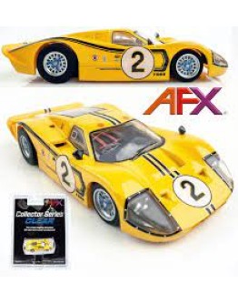 AFX SLOT CAR  - 22014 FORD GT40 #2 YELLOW AFX22014