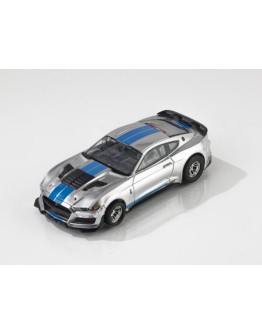 AFX 1/87 SCALE SLOT CAR  - 22099 - 2022 MUSTANG GT500KR - SILVER/BLUE