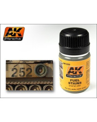AK INTERACTIVE REAL COLOURS ENAMEL LACQUER - AK025 - FUEL STAINS