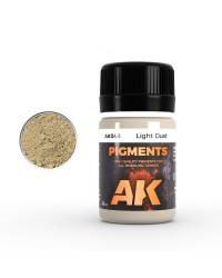 AK INTERACTIVE REAL COLOURS ENAMEL LACQUER - AK040 - PIGMENTS - LIGHT DUST