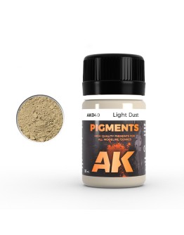 AK INTERACTIVE REAL COLOURS ENAMEL LACQUER - AK040 - PIGMENTS - LIGHT DUST