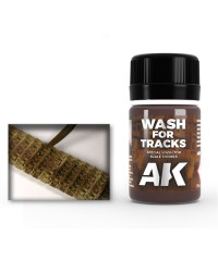 AK INTERACTIVE REAL COLOURS ENAMEL LACQUER - AK083 - TRACK WASH