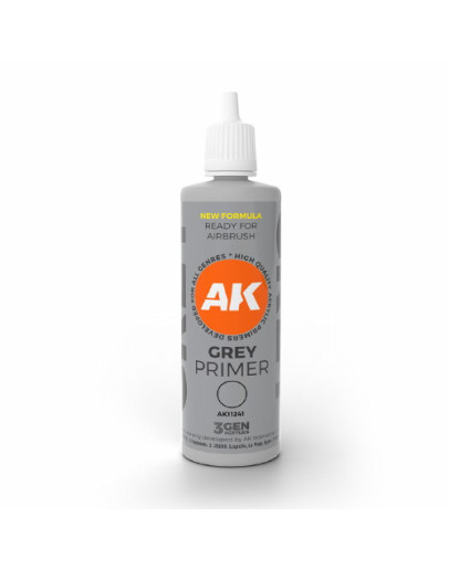 AK 3GEN ACRYLIC - AK11241 - Grey Primer (100ML)