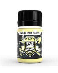 AK INTERACTIVE REAL COLOURS ENAMEL LACQUER - AK14007 - PIGMENTS - BEACH SAND