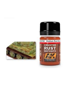 AK INTERACTIVE REAL COLOURS ENAMEL LACQUER - AK4112 - MEDIUM RUST DEPOSITS