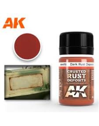 AK INTERACTIVE REAL COLOURS ENAMEL LACQUER - AK4113 - DARK RUST DEPOSITS