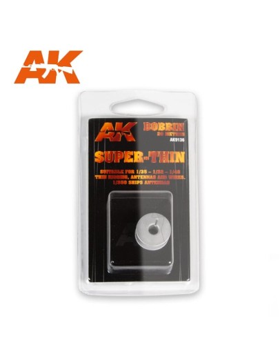 AK ACCESSORIES BOBBIN 20M - AK9136 - SUPER THIN HIGH ELASTIC STRETCH RIGGING. 65 FEET