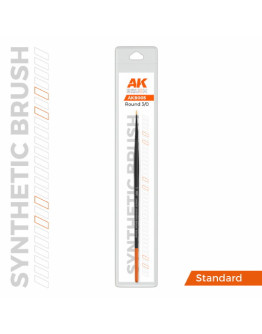AK SYNTHETIC BRUSH - AKB005 - ROUND 3/0