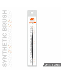 AK SYNTHETIC BRUSH - AKB018 - LINER 17MM