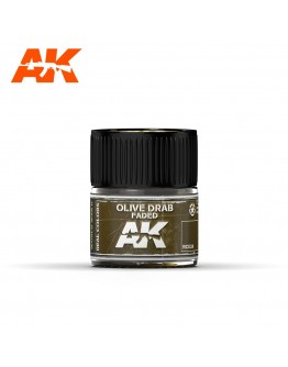AK INTERACTIVE REAL COLOURS ACRYLIC LACQUER - RC024 - Olive Drab Faded