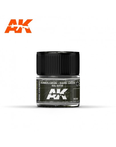 AK INTERACTIVE REAL COLOURS ACRYLIC LACQUER - RC050 - Dunkelgrun - Dark Green (RAL 6009)