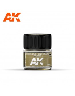 AK INTERACTIVE REAL COLOURS ACRYLIC LACQUER - RC060 - Dunkelgelb - Dark Yellow (RAL7028)
