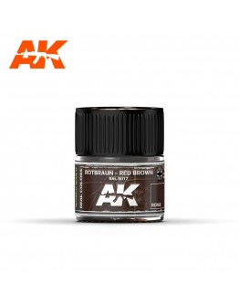 AK INTERACTIVE REAL COLOURS ACRYLIC LACQUER - RC068 - Rotbraun - Red Brown (RAL8017)