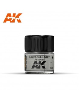 AK INTERACTIVE REAL COLOURS ACRYLIC LACQUER - RC220 - Light Gull Grey (FS 16440)