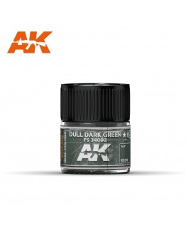 AK INTERACTIVE REAL COLOURS ACRYLIC LACQUER - RC230 - Dull Dark Green (FS 34092)