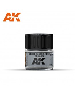 AK INTERACTIVE REAL COLOURS ACRYLIC LACQUER - RC252 - Light Ghost Grey (FS 36375)