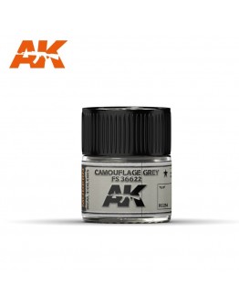 AK INTERACTIVE REAL COLOURS ACRYLIC LACQUER - RC254 - Camouflage Grey (FS 36622)