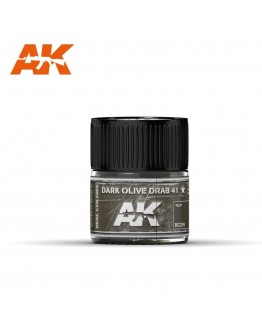AK INTERACTIVE REAL COLOURS ACRYLIC LACQUER - RC259 - Dark Olive Drab 41