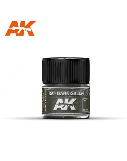 AK INTERACTIVE REAL COLOURS ACRYLIC LACQUER - RC286 - RAF Dark Green