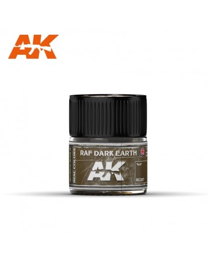 AK INTERACTIVE REAL COLOURS ACRYLIC LACQUER - RC287 - RAF Dark Earth