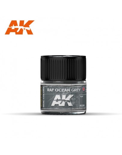 AK INTERACTIVE REAL COLOURS ACRYLIC LACQUER - RC288 - RAF Ocean Grey