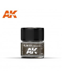 AK INTERACTIVE REAL COLOURS ACRYLIC LACQUER - RC325 - RLM 81 Version 3