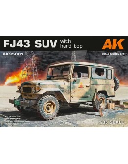 AK SCALE MODEL KITS - AK35001 1/35 SCALE FJ43 SUV WITH HARD TOP - AK35001