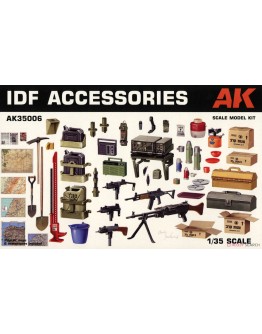 AK SCALE MODEL KITS - AK35005 1/35 SCALE IDF ACCESSORIES - AK35006