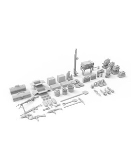 AK SCALE MODEL KITS - AK35005 1/35 SCALE IDF ACCESSORIES - AK35006