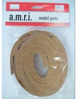 AMRI TRACK ACCESSORIES I-0401 CORK UNDERLAY - OO/HO SCALE - 5 PIECES 900mm LONG X 3mm THICK