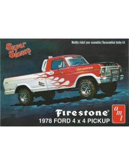 AMT 1/25 SCALE MODEL KIT - 0858 - 1978 FIRESTONE FORD 4 X 4 PICKUP - AMT0858