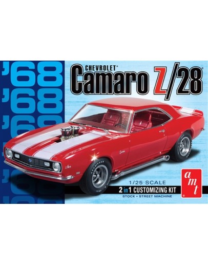 AMT 1/25 SCALE MODEL KIT - 0868 - 1968 CHEVROLET CAMERO Z/28 - AMT0868