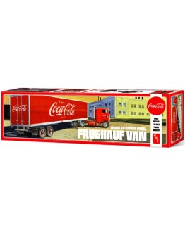 AMT 1/25 SCALE MODEL KIT - 1109 - Fruehauf Beaded Van Semi (Coca Cola)