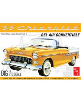 AMT 1/16 SCALE MODEL KIT - 1134 - 1955 CHEV BELL AIR CONVERTABLE AMT1134