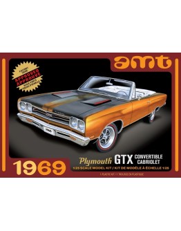 AMT 1/25 SCALE MODEL KIT - 1137 - 1969 Plymouth GTX Convertible