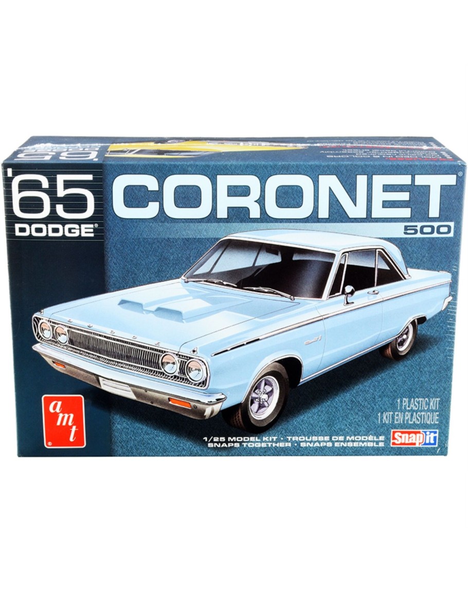 AMT 1/25 SCALE MODEL KIT - 1176 - 1965 DODGE CORONET 500 - AMT1176