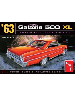 AMT 1/25 SCALE MODEL KIT - 1186 - 1963 Ford Galaxie 500 XL
