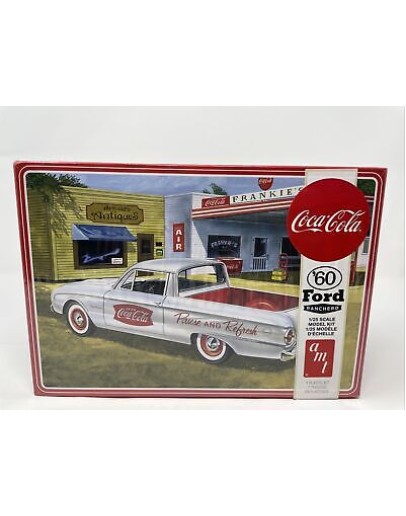 AMT 1/25 SCALE MODEL KIT - 1189 - 1960 FORD RANCHERO UTE (COCA COLA)