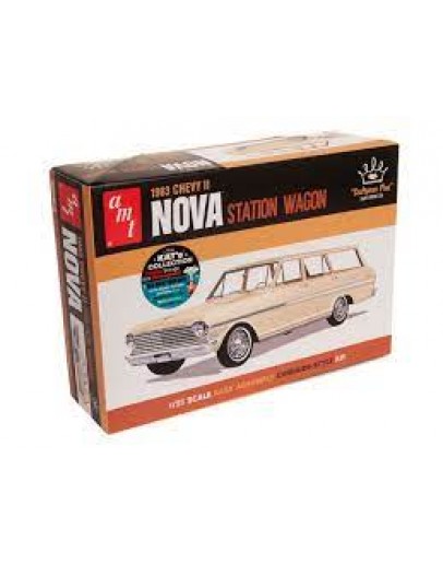 AMT 1/25 SCALE MODEL KIT - 1202 - CHEVY NOVA WAGON AMT1202