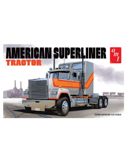 AMT 1/25 SCALE MODEL KIT - 1235 - American Superliner Tractor 