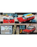 AMT 1/25 SCALE MODEL KIT - 1242 - 1959 CADILLAC AMBULANCE - SURF SHARK - AMT1242