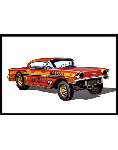 AMT 1/25 SCALE MODEL KIT - 1301 - 1958 Chevrolet Impala