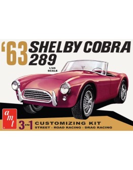 AMT 1/25 SCALE MODEL KIT - 1319 - 1963 Shelby Cobra 289