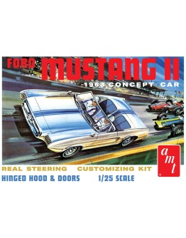 AMT 1/25 SCALE MODEL KIT - 1369 - 1963 FORD MUSTANG II CONCEPT CAR - AMT1369