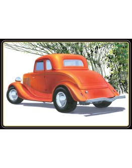 AMT 1/25 SCALE MODEL KIT - 1384 - 1934 Ford 5-Window Coupe Street Rod