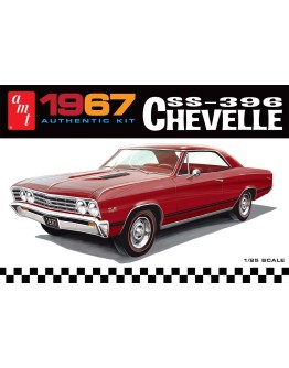 AMT 1/25 SCALE MODEL KIT - 1388 - 1967 CHEVROLET CHEVELLE SS-396