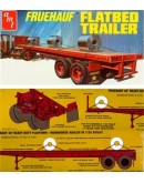 AMT 1/25 SCALE MODEL KIT - 1399 FRUEHAUF FLATBED TRAILER w/LOAD - AMT1399