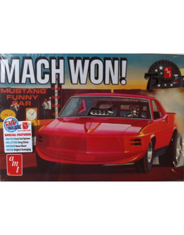 AMT 1/25 SCALE MODEL KIT - 1455 - 197O FORD MACH ONE MUSTANG FUNNY CAR - AMT1455